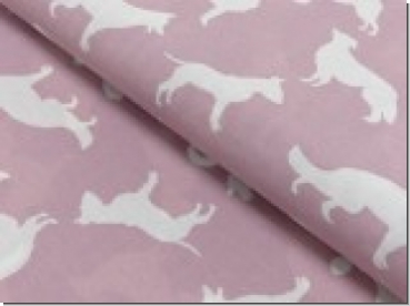 Preview: Kuschelschlafsack - Hunde rosa Preview: Kuschelschlafsack - Hunde rosa